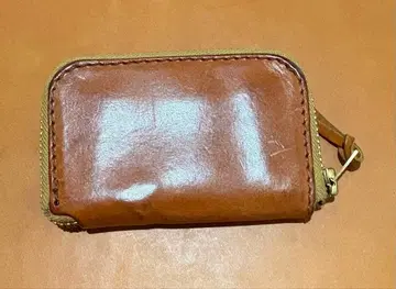 일본제 BARNS 도치기 가죽 RF 코인 케이스