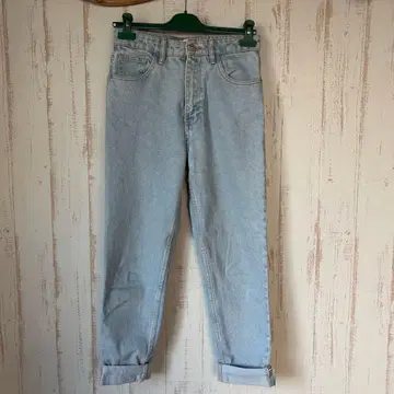 ZARA 라이트 블루 하이웨스트 데님 36