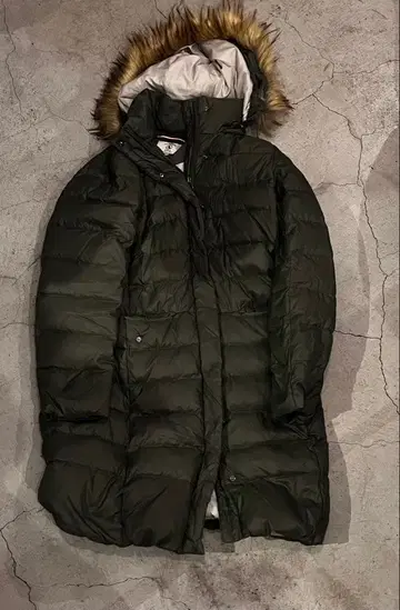 AIGLE 다운 자켓 M 다크 그린