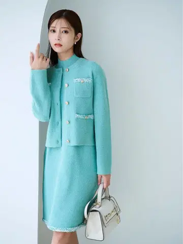 셀포드 미니 니트 원피스 세트