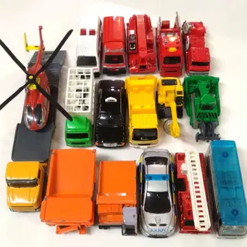 미니카 세트 17대 토미카 외 작업 차량