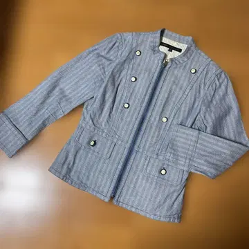 MARC BY MARC JACOBS 스트라이프 노카라 자켓 6