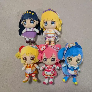 큐어 프렌즈 봉제 인형 딜리셔스 파티 프리큐어 5체 세트