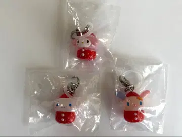 딸기 메지루시 액세서리 산리오 3개 세트