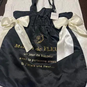 Maison de FLEUR 리본 포함 토트백