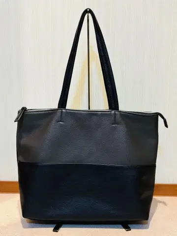 [컨디션 최상] COMME CA COMMUNE 토트백 차콜/블랙