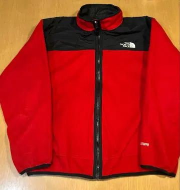 THE NORTH FACE 플리스 자켓 레드 블랙
