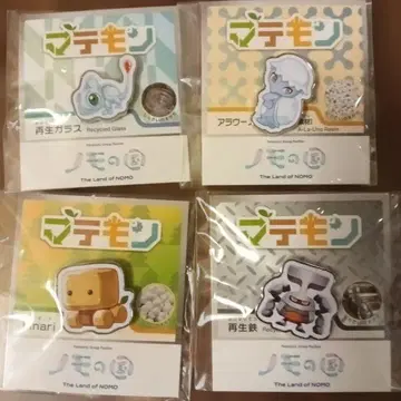 간사이 만박 노모의 나라 핀 배지 4개 세트