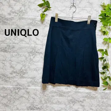 [ g48 ] [ 유니클로 ] 새상품급 턱 들어간 스커트 블랙 베이직