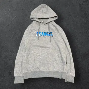 FLUKE 풀루크 스케이트보딩 로고 프린트 후드티 M 사이즈