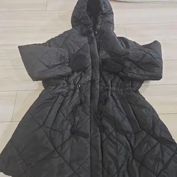 퀼팅 자켓 후드 부착