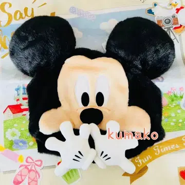 [ 새상품 ] 팬캡*미키*캡*복슬복슬*디즈니 리조트