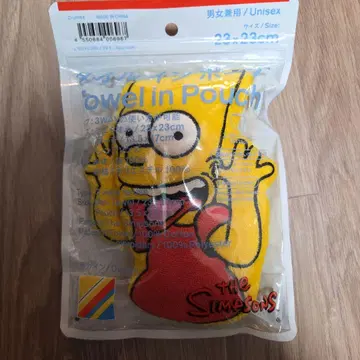 [새상품] 패밀리마트 심슨 타월인 파우치