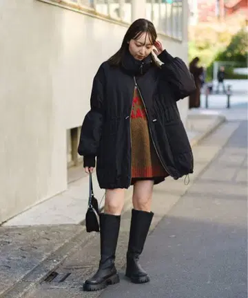 새상품급 카스타네 Kastane 캔디 슬리브 리버서블 코트