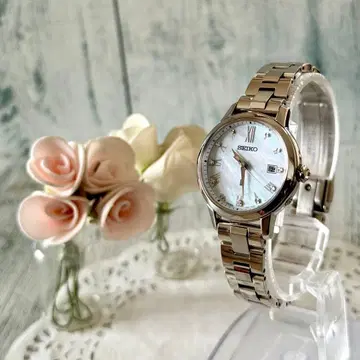 [ 한정판 ] SEIKO 루키아 손목시계 1B32-0AZ0 전파 솔라 쉘