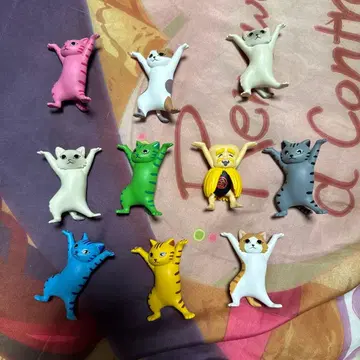 펜텔 고양이 펜 거치대 10종 세트 개봉품