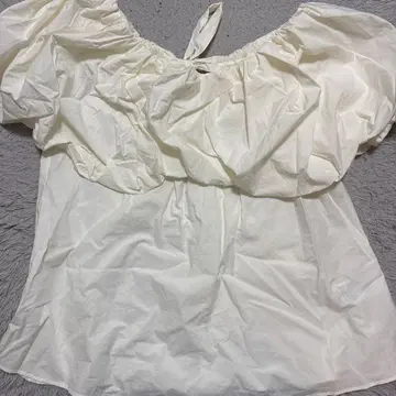 SNIDEL 아이보리 벌룬 슬리브 M