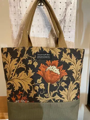 핸드메이드 토트백 윌리엄 모리스 아네모네 L 사이즈