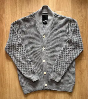 덴함 그레이 니트 가디건 버튼 포함