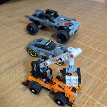 LEGO 크레인 자동차 오렌지/블랙