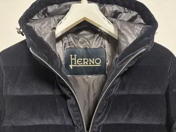 HERNO 코듀로이 다운 자켓