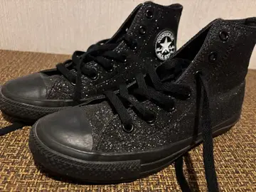 컨버스 올스타 블랙 글리터 하이컷