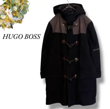 HUGO BOSS 휴고보스 더플 코트 블랙 아우터 4462