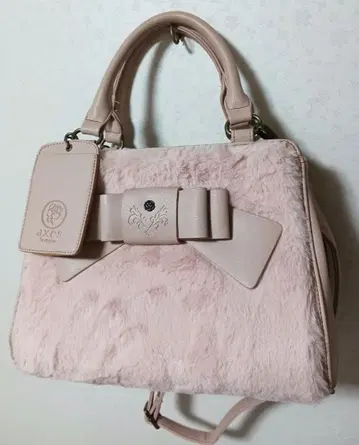 액시즈 리본 포함 퍼 토트백