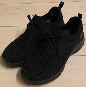 스케쳐스 aircooled wide fit stretch 블랙