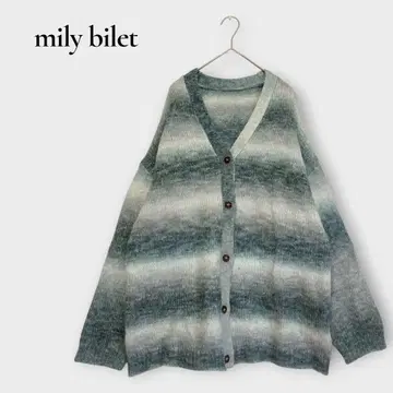 미위 레트 mily bilet 그라데이션 니트 가디건 M