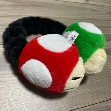 USJ 유니버셜 마리오 버섯 귀도리 귀마개