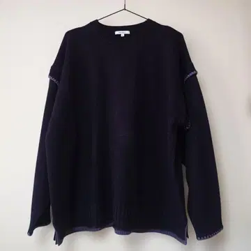 [미사용에 가까운] 니코앤드 담요 스티치 라크릴 풀오버