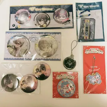 니지산지 코야나기 로우 캔뱃지 아크릴 키링 메탈 참 묶음 판매