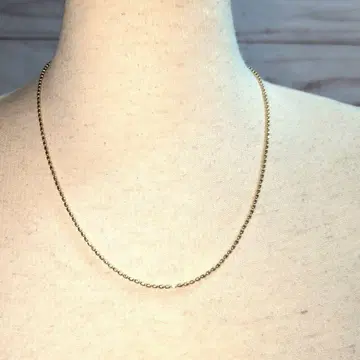 milor/미로르 이탈리안 실버 볼 체인 목걸이