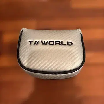T//WORLD 퍼터용 골프헤드커버 실버