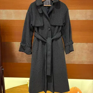 NICE CLAUP 트렌치코트 허리 벨트 포함