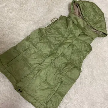 Eddie Bauer 다운 베스트 그린 SP 캐주얼 돌려입기