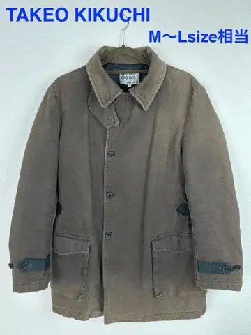 TAKEO KIKUCHI 브라운 자켓 빈티지감 안감 찢김 있음