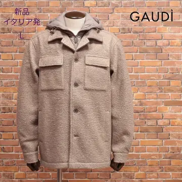 [ 새상품 이탈리아발 ] GAUDI 페이크 레이어드 오버 셔츠 자켓