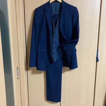 정장 셀렉트 쓰리피스 싱글 수트 네이비