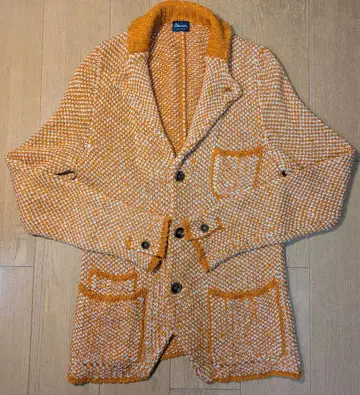 Drumohr RingJacket 오렌지 니트 44