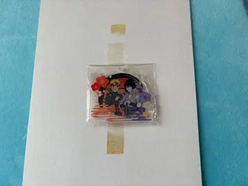 NARUTO 시험 아크릴 키링 나루토와 사스케