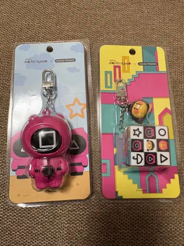 오징어 게임 카카오프렌즈 콜라보 키링