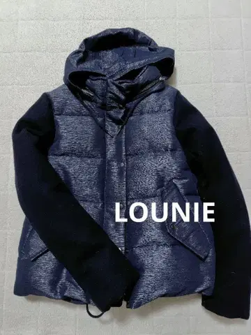 LOUNIE 네이비 다운 자켓 M 루니 보아 안감
