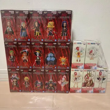 ONE PIECE FILM RED 피규어 월드 컬렉션 세트 전 20체