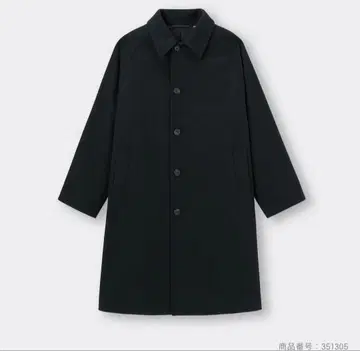 [새상품급] GU 코지 멜톤 발마칸 코트 블랙 L