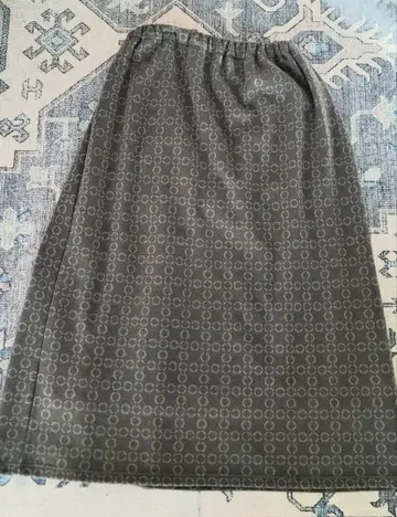 Sally Scott 샐리 스코트 기하학 패턴 A라인 울 스커트/#M