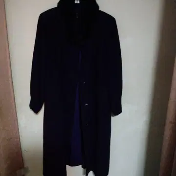 TISANE 다크 퍼플 롱 코트 사이즈 9