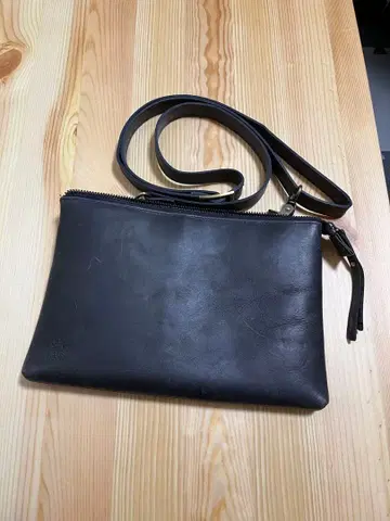 가죽 사코슈 네이비 천연 가죽