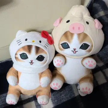 고양이 캐릭터 봉제 인형 세트